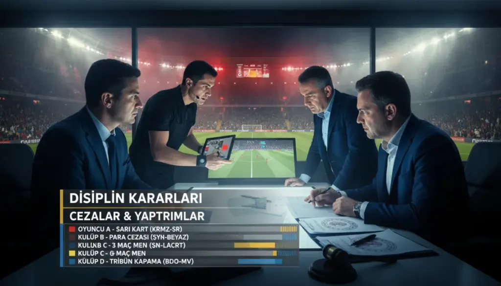 Türk Futbolunda Disiplin Bilançosu: Kulüplere Milyonluk Cezalar