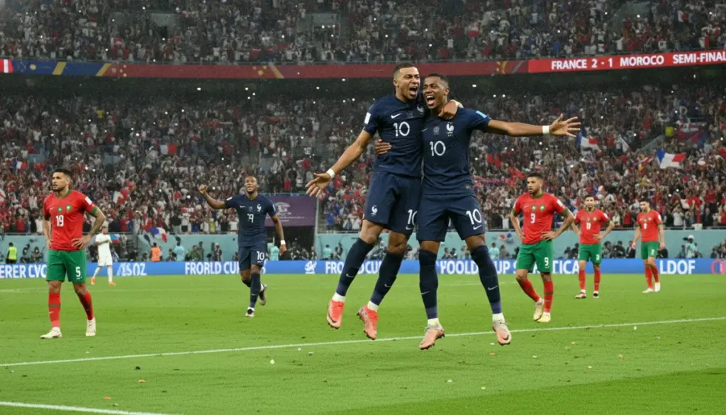 Fransa Fas Üzerine 2-0: Mbappe ve Dembele Yarı Finale Çıktı