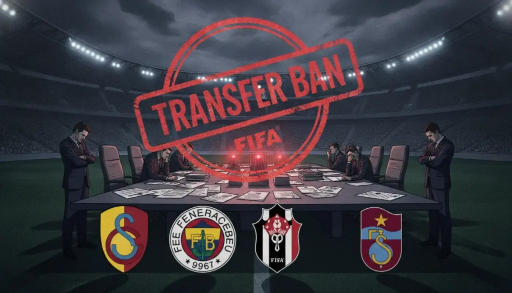 FIFA’dan Türk Futboluna Sert Müdahale: Dört Kulübe Transfer Engeli