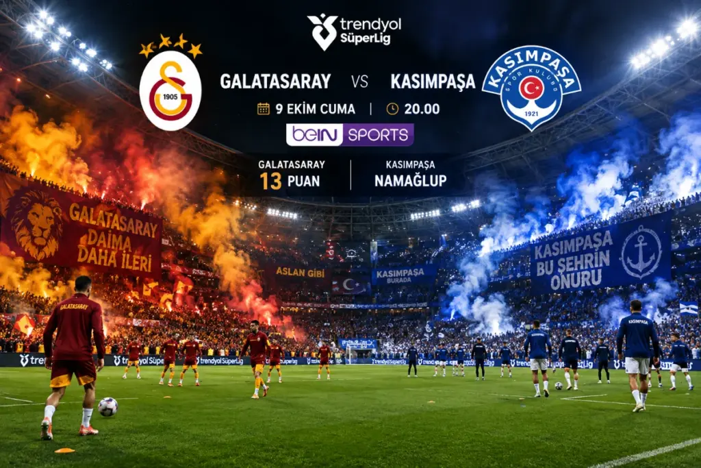 Galatasaray – Kasımpaşa Randevusu: Maç Saati, Eksikler ve Kritik Detaylar